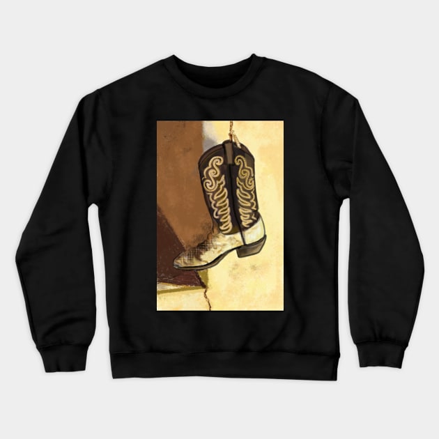 Boot on a Rope Crewneck Sweatshirt by laceylschmidt